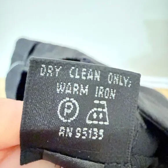 LAFAYETTE 148 Black Stretch Wool Pleated Wide-Leg Dress Pants Trousers 8 Wyatt - Picture 10 of 11